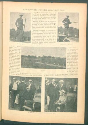 El duque de los Abruzos en el Pigeon Club