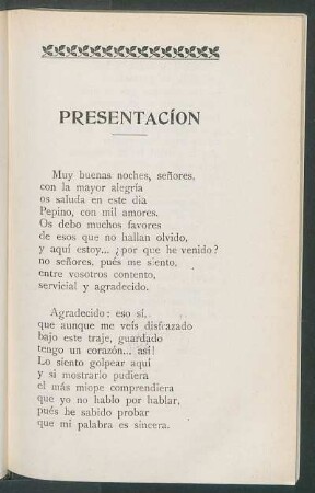 Presentacíon