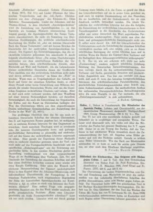 248-249 [Rezension] Origenes, Des Origenes acht Bücher gegen Celsus, II. Teil, Buch V - VIII