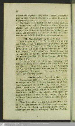 IX. Privatgebäude