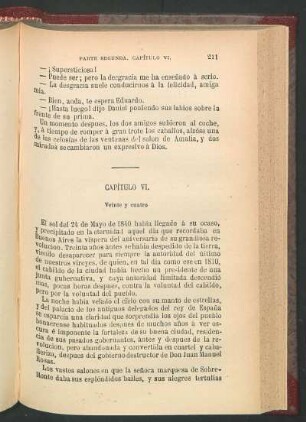 Capítulo VI. - Veinte y cuatro.