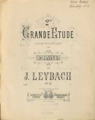 2me grande étude caractéristique : op. 47