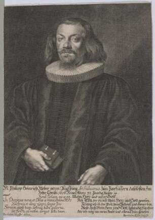 Bildnis des Philipp Heinrich Weber