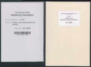 Erbverpachtung von Domänengrundstücken in der Vogtei Werther (Amt Sparrenberg) - Band 2
