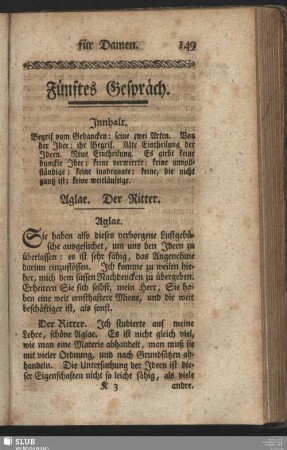 Fünftes Gespräch