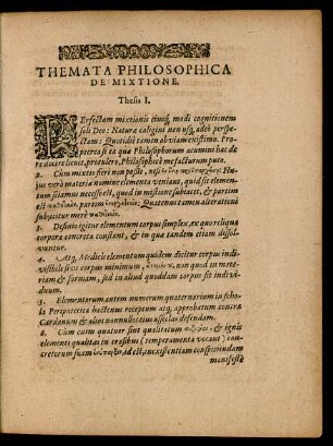 Themata Philosophica De Mixtione.
