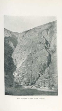 The descent to the river Mekong