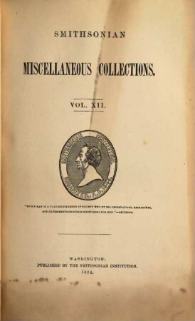 Smithsonian miscellaneous collections. 12