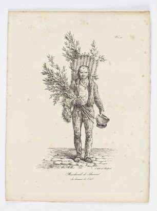 Marchand de Laurier, Blatt 55 der Folge "Rufe von Pariser Straßenhändlern"