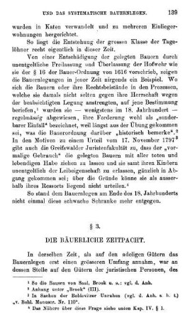 § 3. Die Bäuerliche Zeitpacht