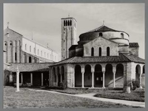 Blick auf die Kirche Santa Fosca auf Torcello, Venedig