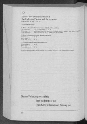 Institut für Internationales und Ausländisches Finanz- und Steuerwesen