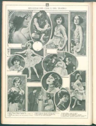 Bellezas del cine y del teatro