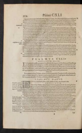 Psalmus CXLI.