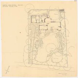 Garten Prof. Fritz Endell, Berlin-Wannsee: Grundriss 1:100