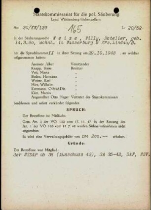 Weise, Willy