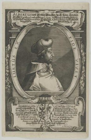 Bildnis des Albertus zu Brandenburg