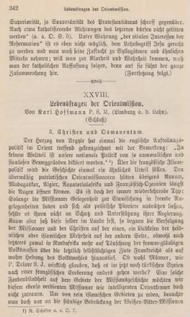 342-372 Lebensfragen der Orientmission : Schluß