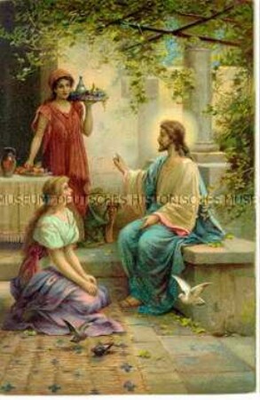 Postkarte mit christlichem Motiv