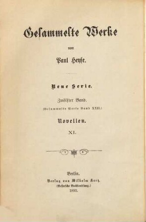 Gesammelte Werke, 22
