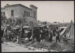 Wohnwagen-Lager der Roma in Saintes-Maries-de-la-Mer