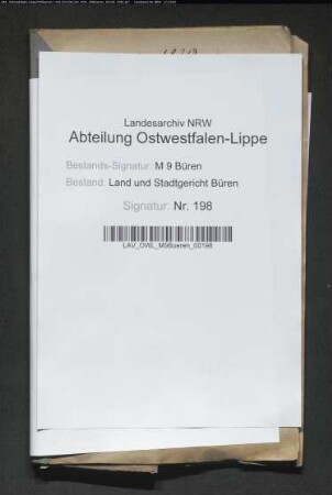 Erblasser: Koch, Catharina, geb. Menne: