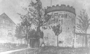 Neusalza-Spremberg. Ehem. Holländermühle auf dem Stadtberg, ausgebaut zum Aussichtsturm, vor 1900, Repro