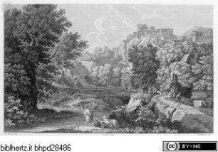 L'Imperiale e Reale Galleria Pitti / illustrata per cura di Luigi Bardi, Firenze : Tipografia Galileiana, 1837-1842, Band 1., Landschaft; (Taf. 41)