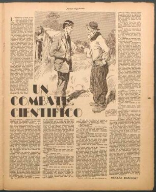Un combate científico