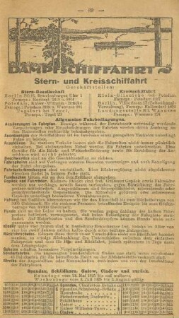 Dampfschiffahrt