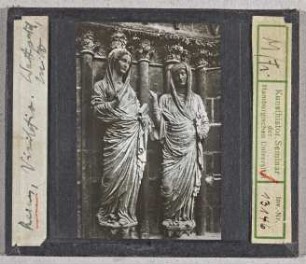 Reims: Kathedrale, mittleres Westportal, Heimsuchung