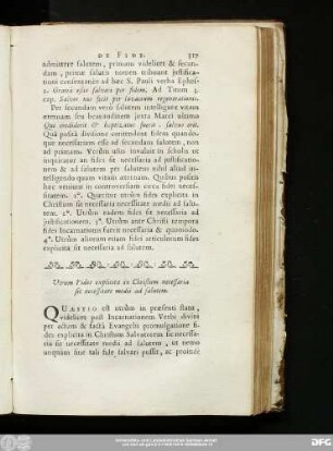 Utrum Fidei explicata in Christum necessaria sit necessitate medii ad salutem.