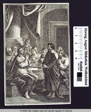 Christus und seine Jünger im Gebet.