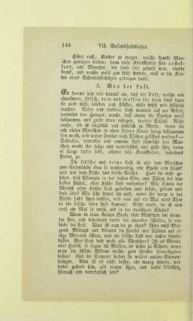 VII. Gesundheitslehre