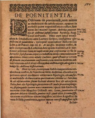Disp. theol. de poenitentia