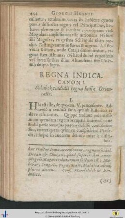 Regna Indica, Malabar, Narsingae, Pegu.