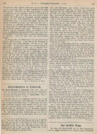 251-252 Unterrichtswesen in Oesterreich