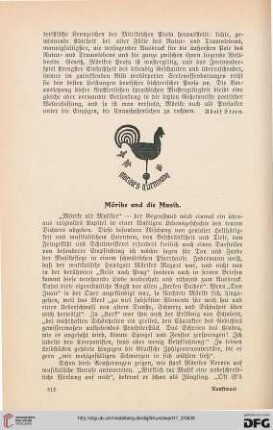 Mörike und die Musik