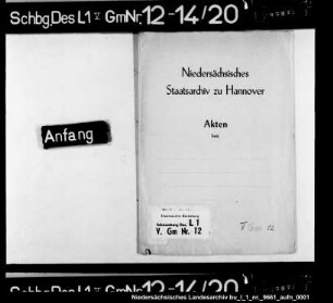Aufbringung der Kosten für die Errichtung von Schlagbäumen durch die Amtsuntertanen