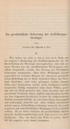 248-268 Die geschichtliche Bedeutung der Aufklärungstheologie : Schluss