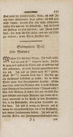 Siebenzehnter Brief.