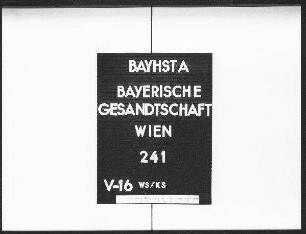 Berichte an Unertl, Toerring und Preysing über die Friedensverhandlungen