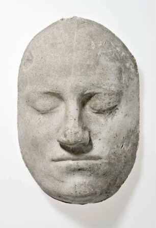 Totenmaske Karl XII. König von Schweden (Stockholm 1682-Frederickshald 1718), Abguss
