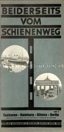 Reisebuch. Cuxhafen - Hamburg - Altona - Berlin. Jg. 9. 1930