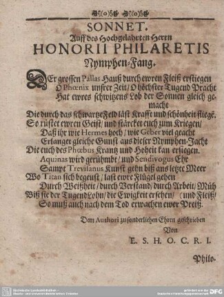 Sonnet.