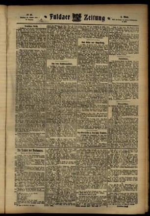 Zweite Ausgabe vom Dienstag, den 23. Januar 1912.