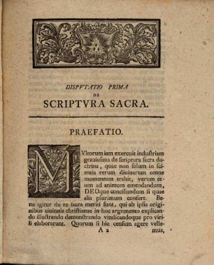 Disp. prima de scriptura sacra