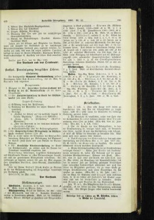 Kathol. Vereinigung bergischer Lehrer : [Einladung und Programm für die Generalversammlung am 25. Mai 1893 in Barmen]