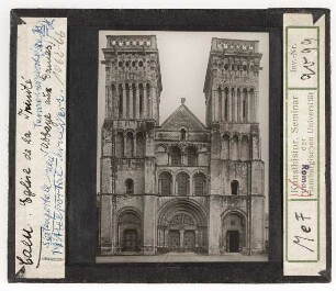 Caen, Abbaye aux Dames (St. Trinité), Eingangsfront