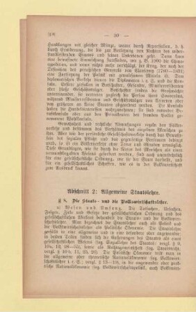 Abschnitt 2: Allgemeine Staatslehre